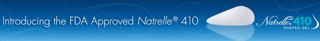 Natrelle 410 breast implants Beverly Hills - Natrelle 410 banner